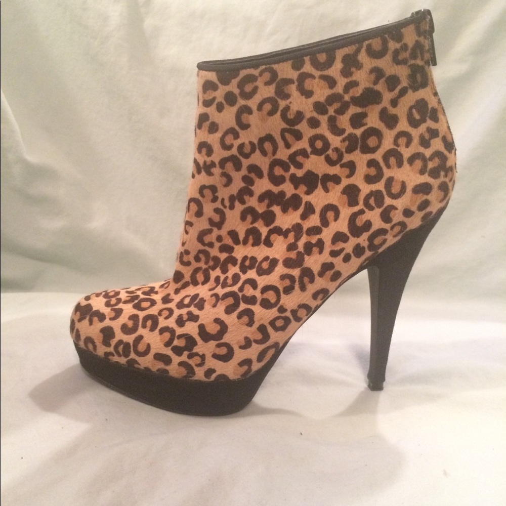 ALDO leopard booties 7.5